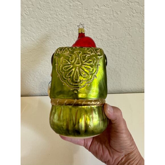 Birgit’s Christmas Collection-Santa’s Place of Honor Glass Ornament - Picture 7 of 7